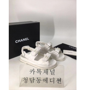 샤넬 벨크로 샌들