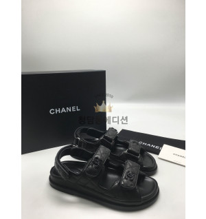 샤넬 벨크로 샌들