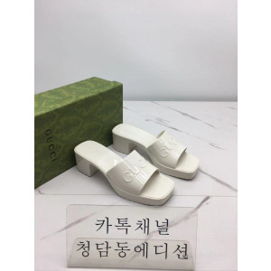 구찌 러버슬라이드 샌들