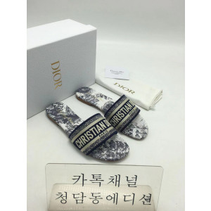 디올 디웨이 슬리퍼 (굽 0.5CM)