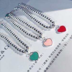 티파니앤코 하트 실버 팔찌 (3COLOR)