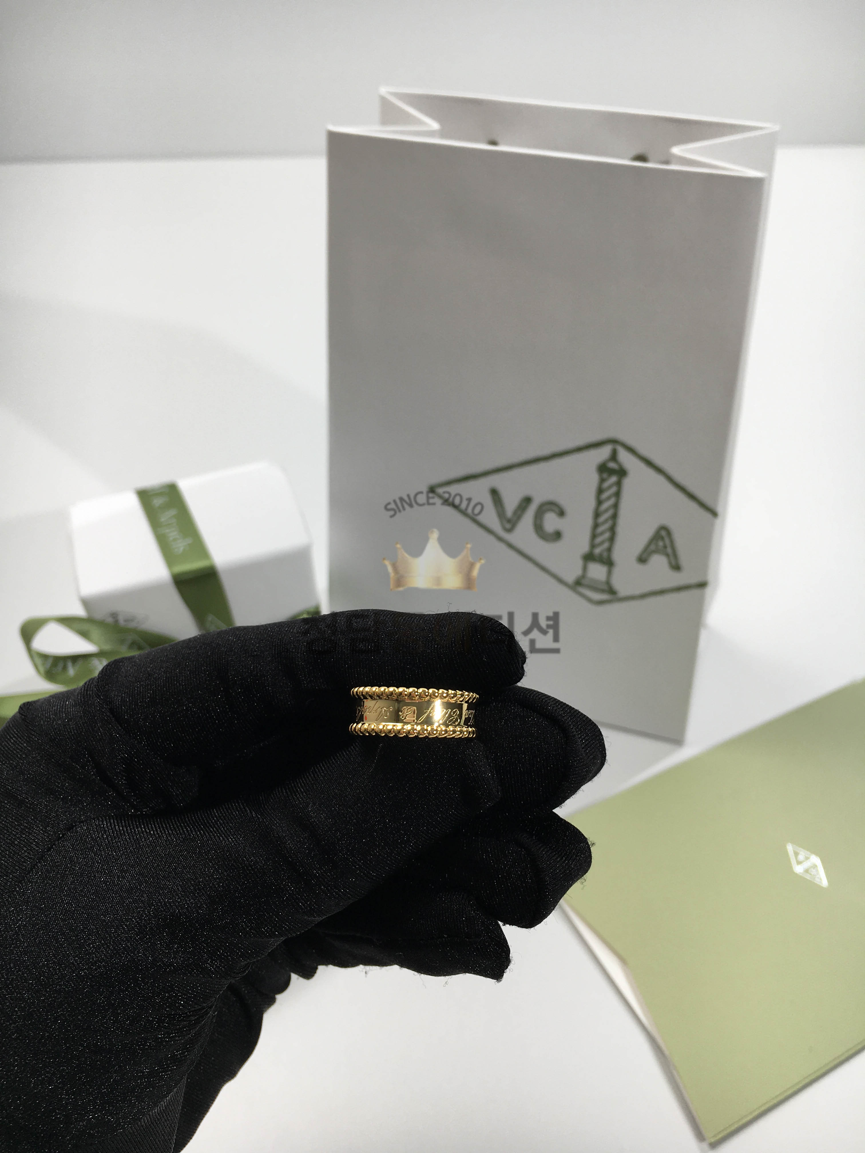 반클리프 빼를리 반지 (3COLOR)