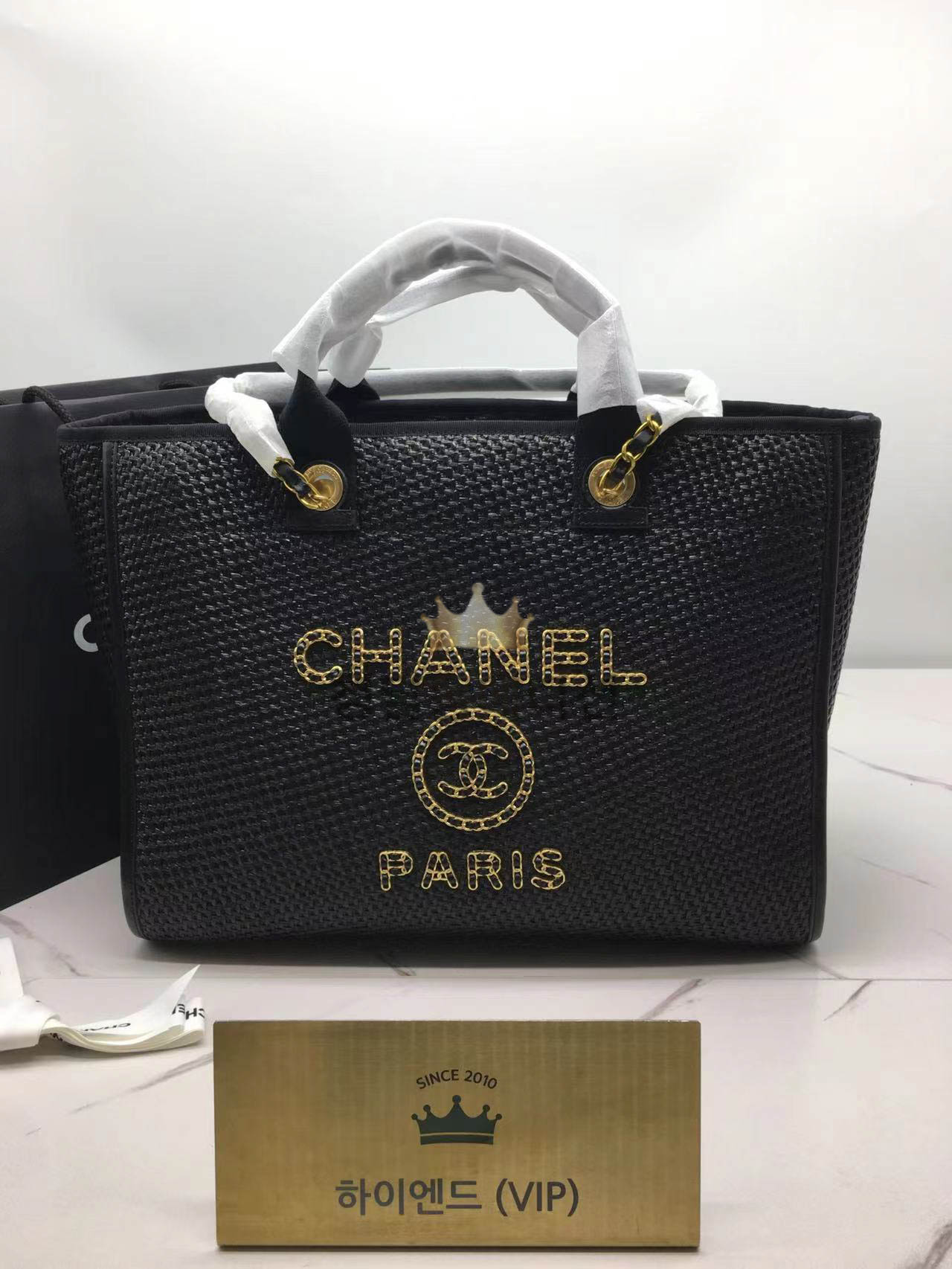 샤넬 한정판 도빌백 라지 (ZP가죽 동일)