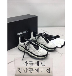 샤넬 믹스드파이버 스니커즈 21FW 화이트