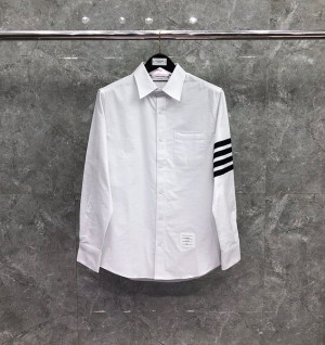 [대리석집] 톰브라운 사선 완장 셔츠 (화이트,블루 2컬러) 정품급 (남성용)