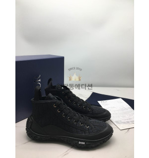 디올 오블리크 하이 스니커즈 (남성용)