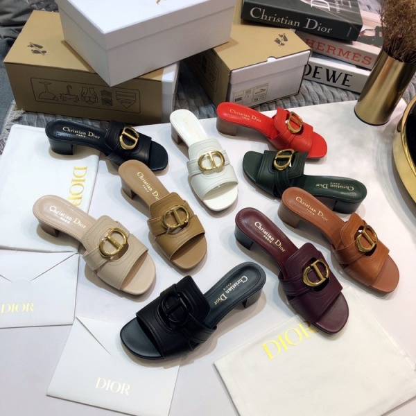 디올 CD 슬라이드 (굽4.5cm)