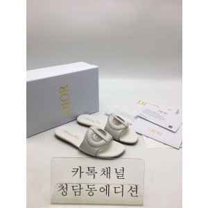 디올 D 클럽 카프스킨 슬라이드 (6color)