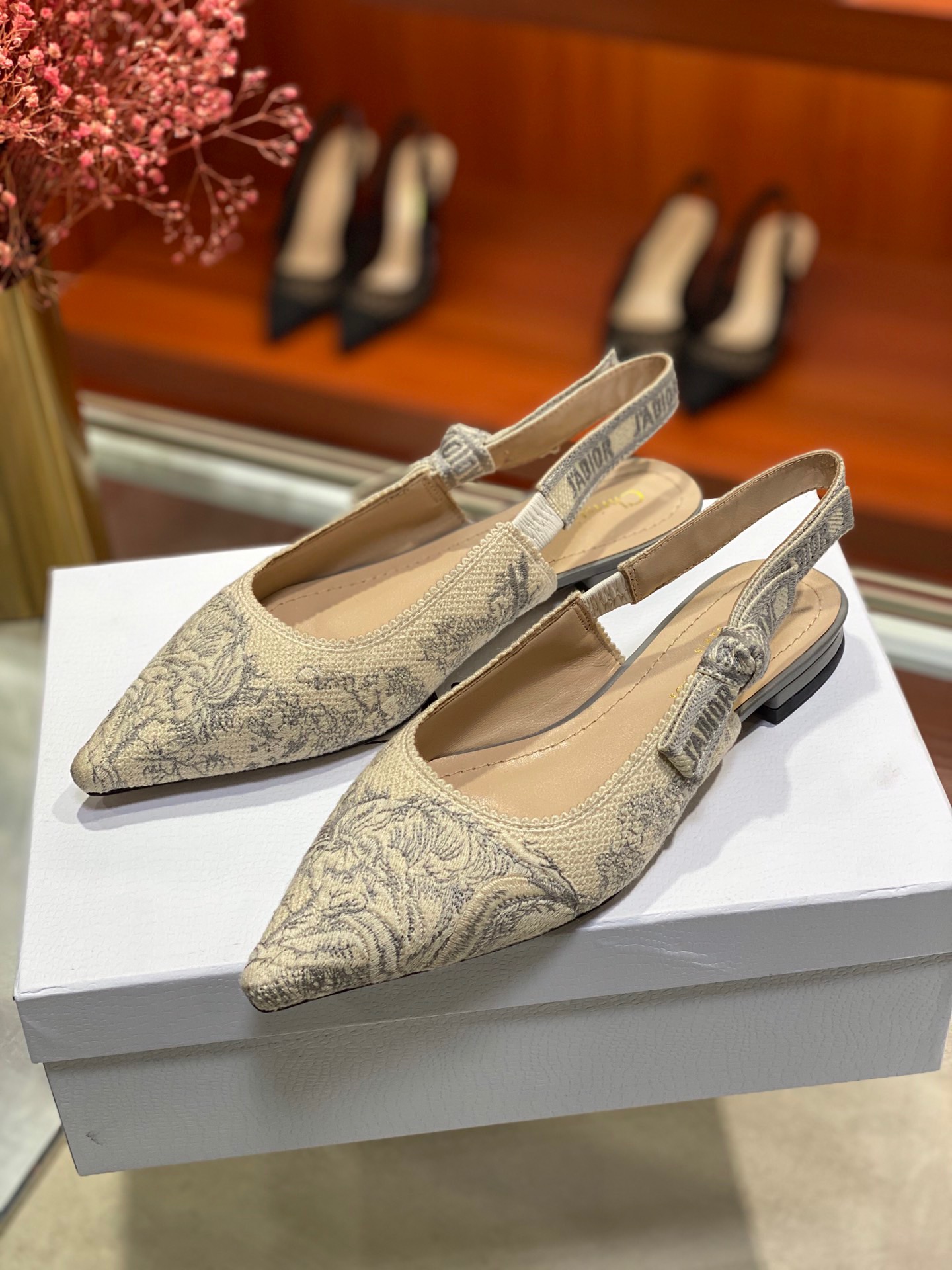 디올 J`a dior 슬링백 힐 (굽1.5cm/6.5cm/9.5cm)