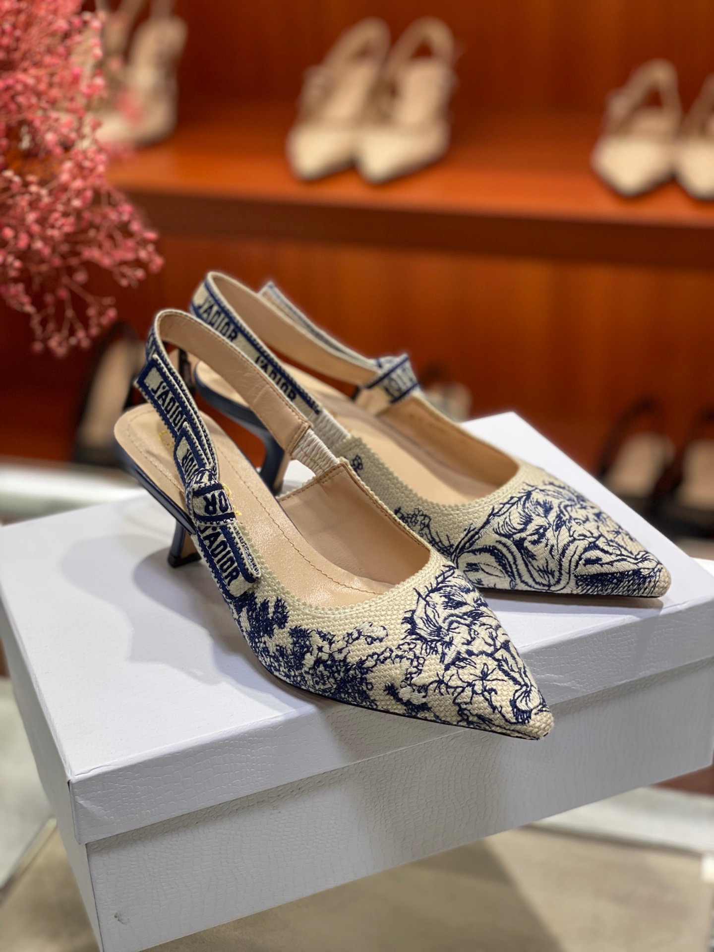 디올 J`a dior 슬링백 힐 (굽1.5cm/6.5cm/9.5cm)