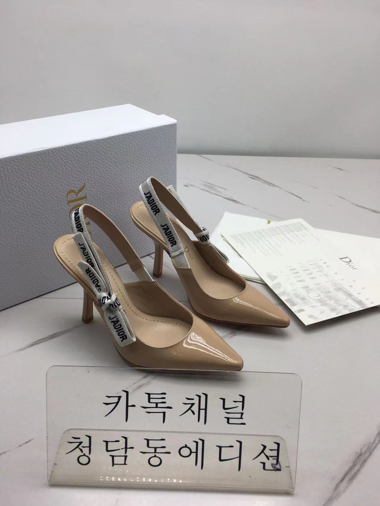디올 J`a dior 슬링백 힐 (굽1.5cm/6.5cm/9.5cm)