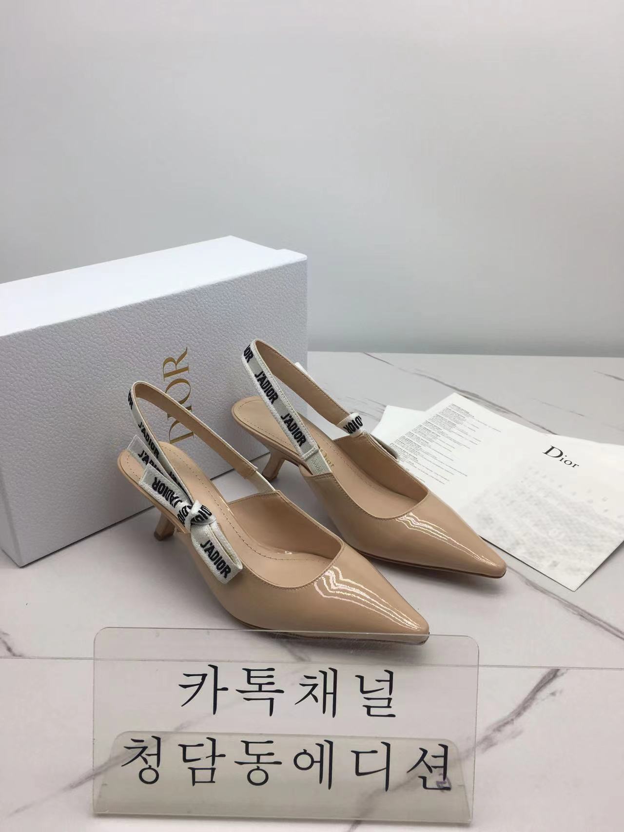 디올 J`a dior 슬링백 힐 (굽1.5cm/6.5cm/9.5cm)