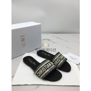 크리스찬 디올 슬라이드 슬리퍼 (1cm/5cm) (컬러 블랙)