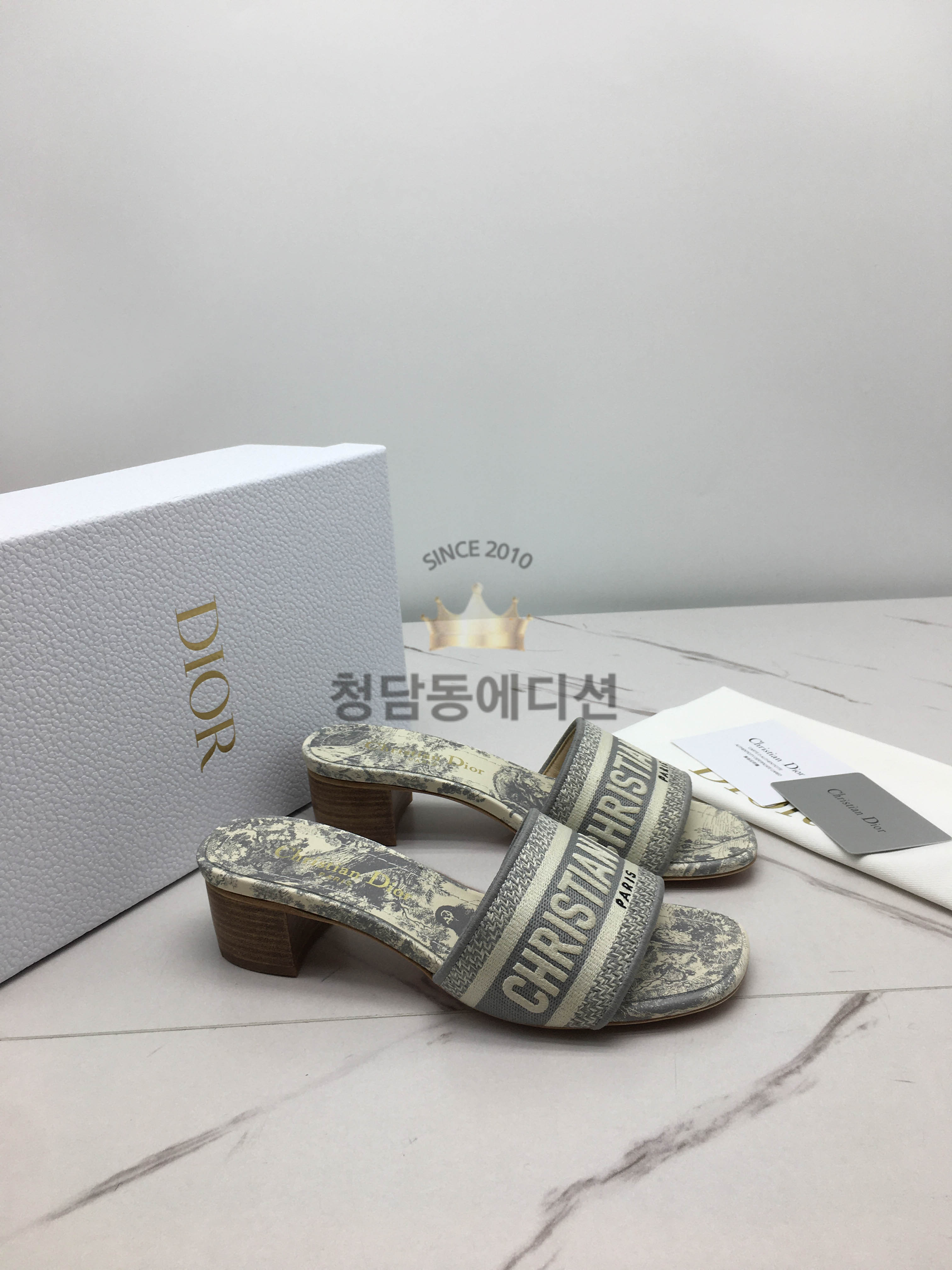 크리스찬 디올 슬라이드 슬리퍼 (1cm/5cm)