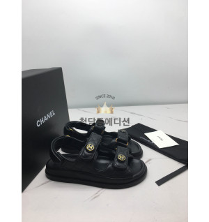 샤넬 벨크로 샌들