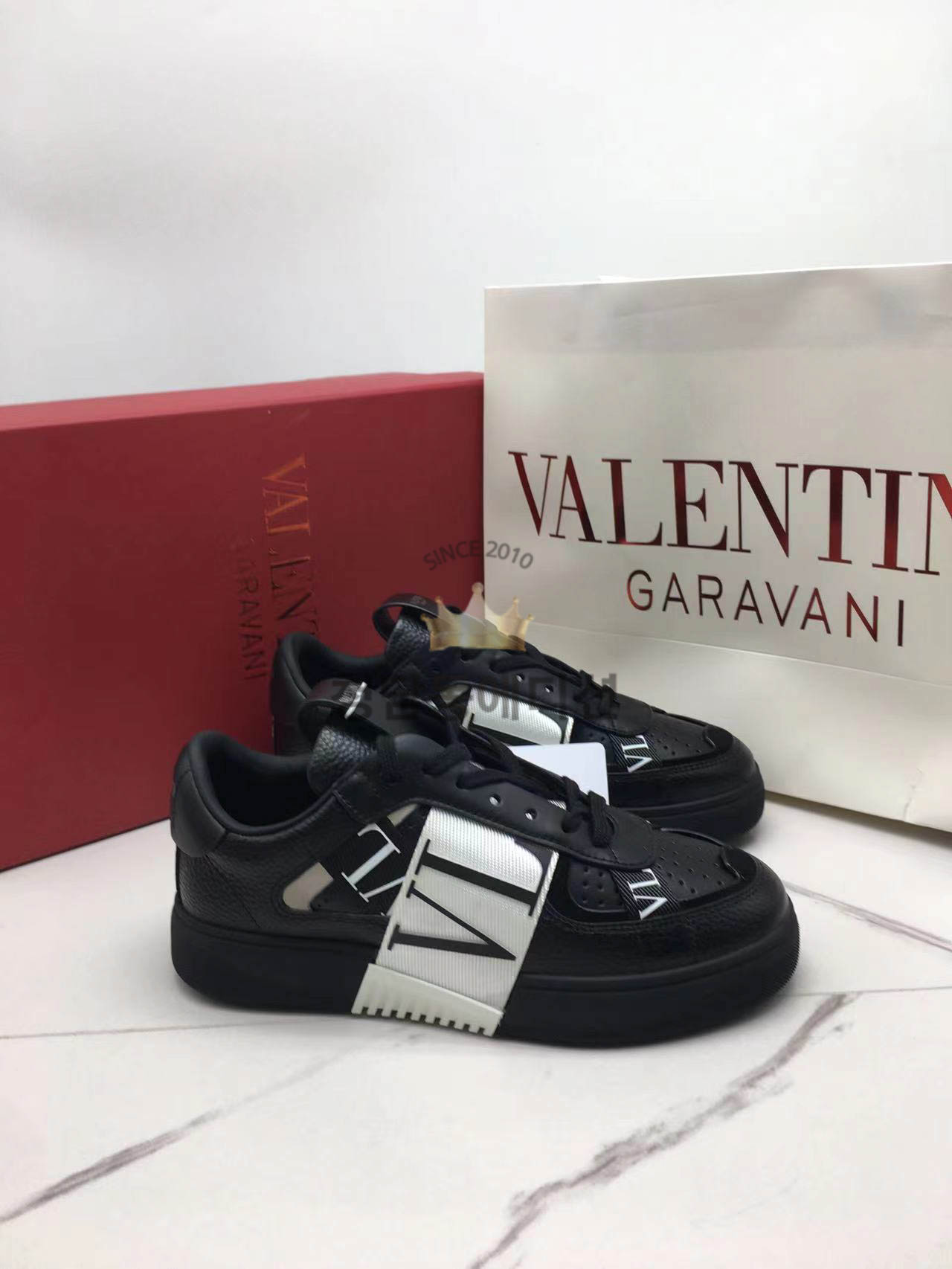 발렌티노 밴딩 스니커즈 (남녀공용)