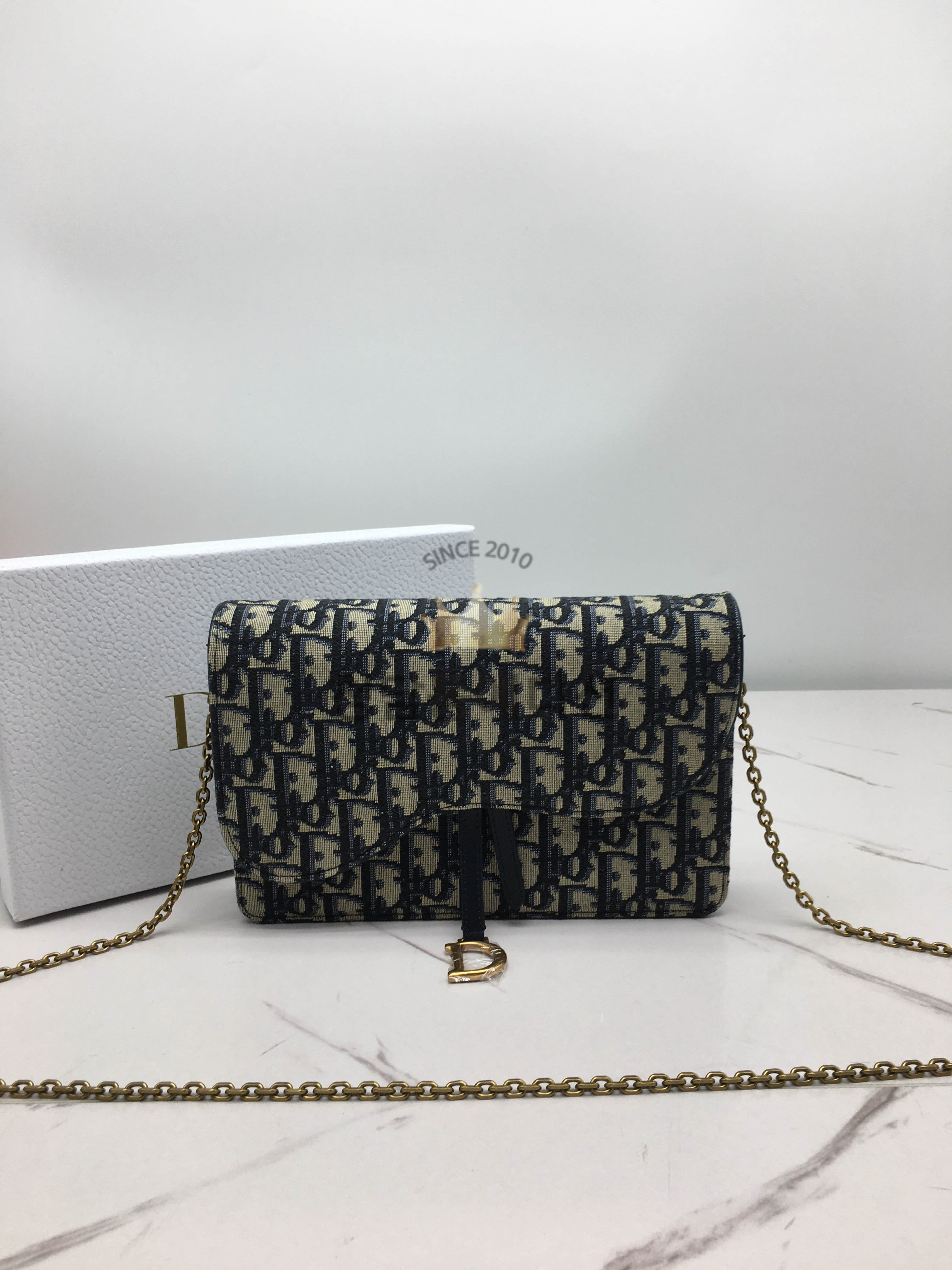 [정품동일가죽] 디올 오블리크 WOC 새들백 스몰 최고퀄