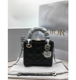 디올 레이디백 17cm (금장/은장) [정품동일가죽 최고퀄]