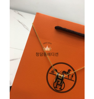 에르메스 팝아슈 목걸이 오리지널 사이즈 (컬러 로즈골드, 옐로우골드)