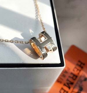 에르메스 팝아슈 목걸이 오리지널 사이즈 (컬러 로즈골드, 옐로우골드)