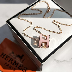 에르메스 팝아슈 목걸이 오리지널 사이즈 (컬러 로즈골드, 옐로우골드)