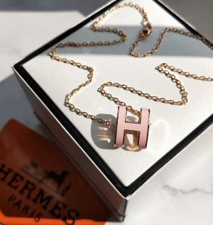 에르메스 팝아슈 목걸이 오리지널 사이즈 (컬러 로즈골드, 옐로우골드)