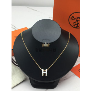 에르메스 팝아슈 목걸이 오리지널 사이즈 (컬러 로즈골드, 옐로우골드)