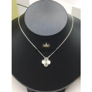 반클리프 기요세 목걸이 빈티지 (V-gold소재) (큐빅)