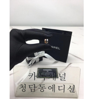 샤넬 코코 크러쉬 이어링 귀걸이 (컬러 로즈골드, 실버)