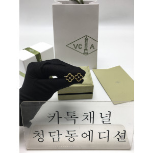 반클리프 알함브라 이어링 귀걸이 (5COLOR) (V-gold소재)