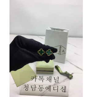 반클 알함브라 빈티지 이어링 귀걸이 (컬러 그린)