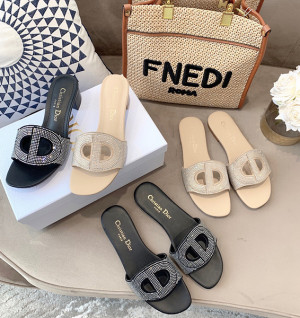 디올 슬라이드 샌들 / 힐