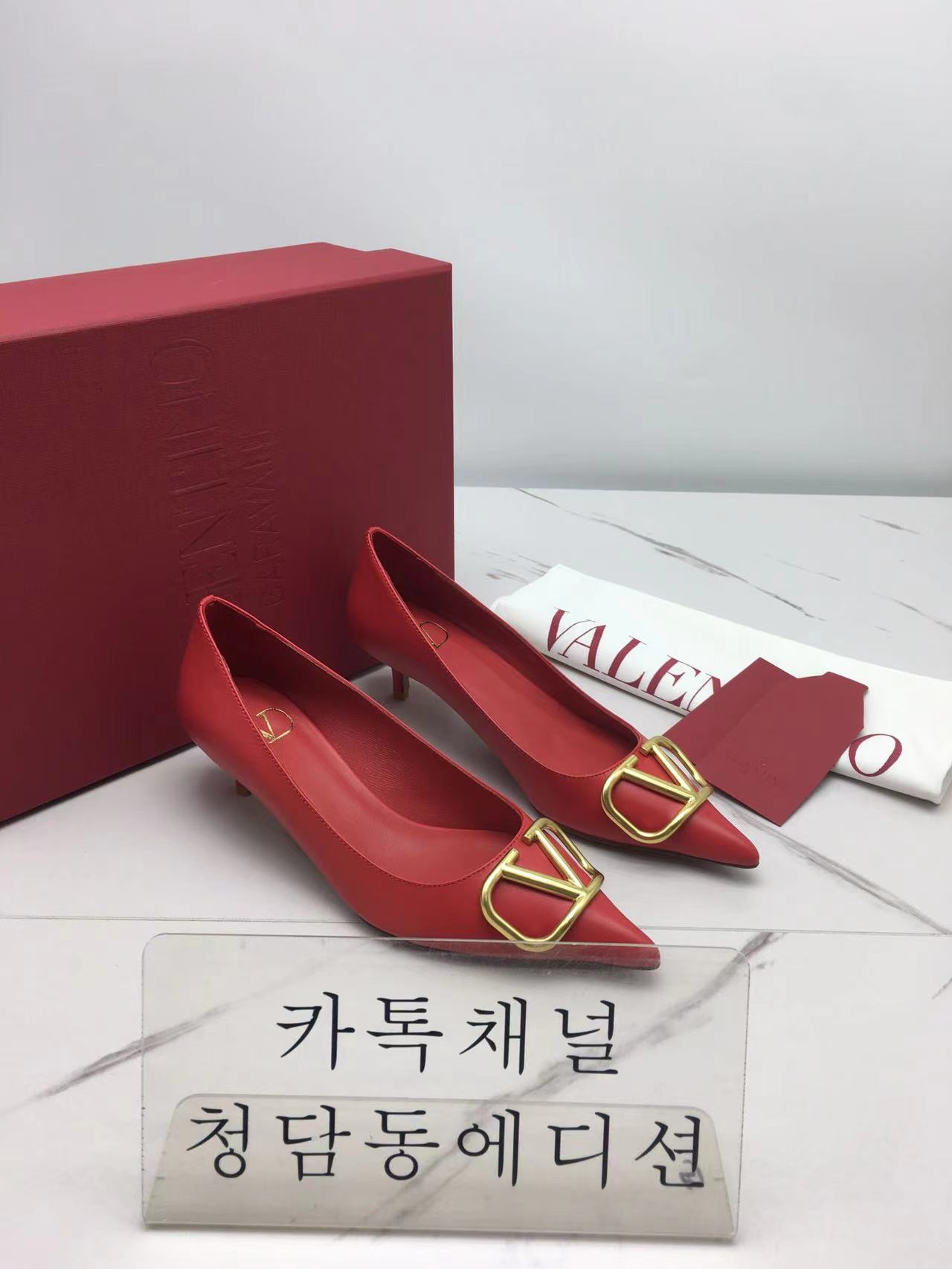 발렌티노 미들굽 4.5cm (5color)