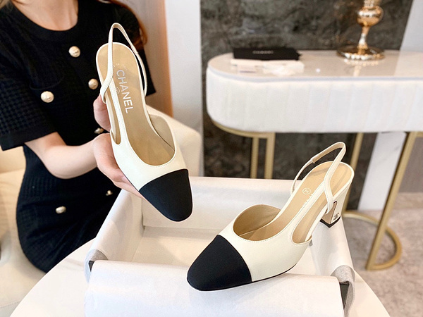 샤넬 투톤 슬링백 (플랫,미들) 하이엔드급
