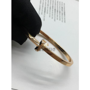 티파니 T팔찌 (컬러 화이트골드, 로즈골드)