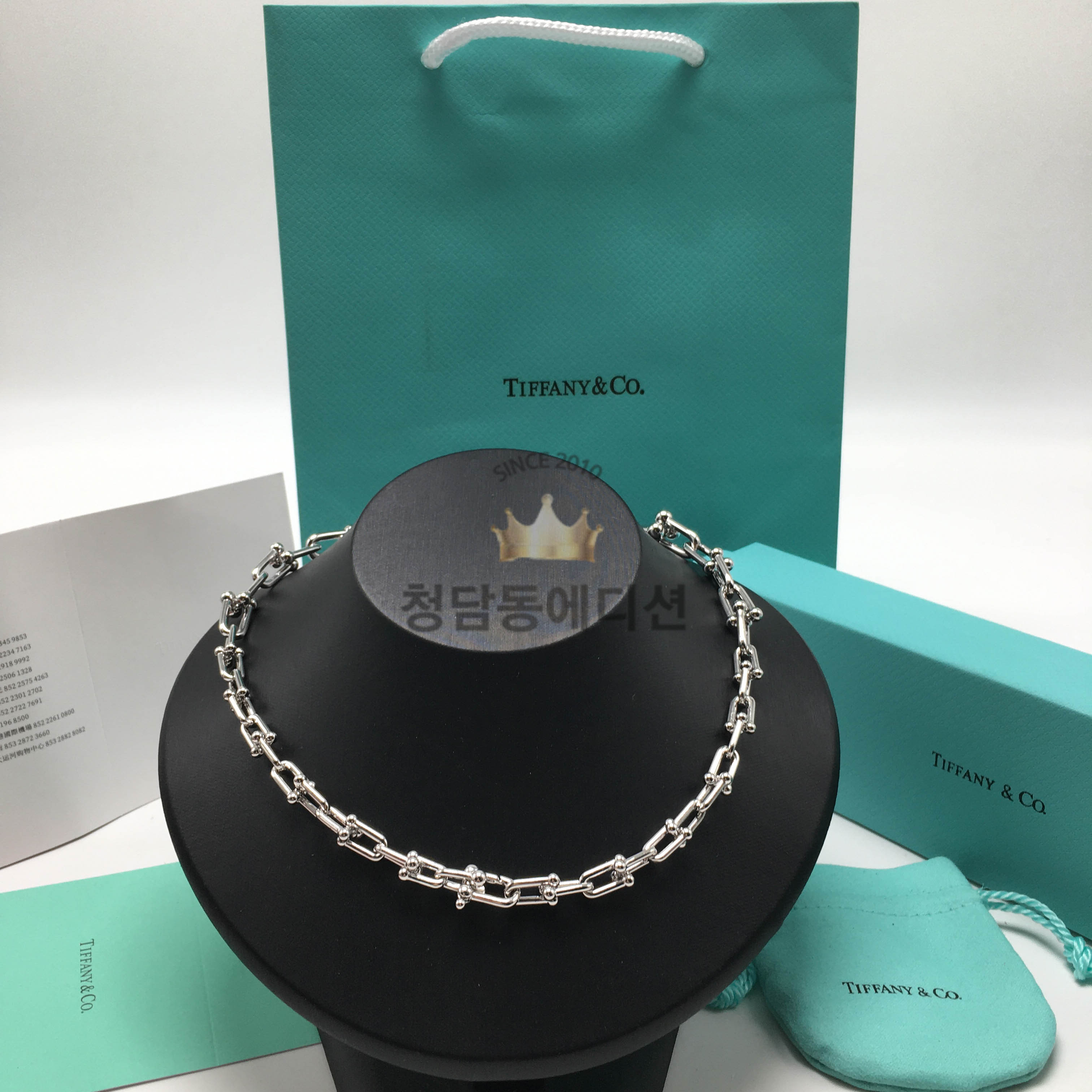 티파니 앤코 링크 네크리스 목걸이 (3COLOR)