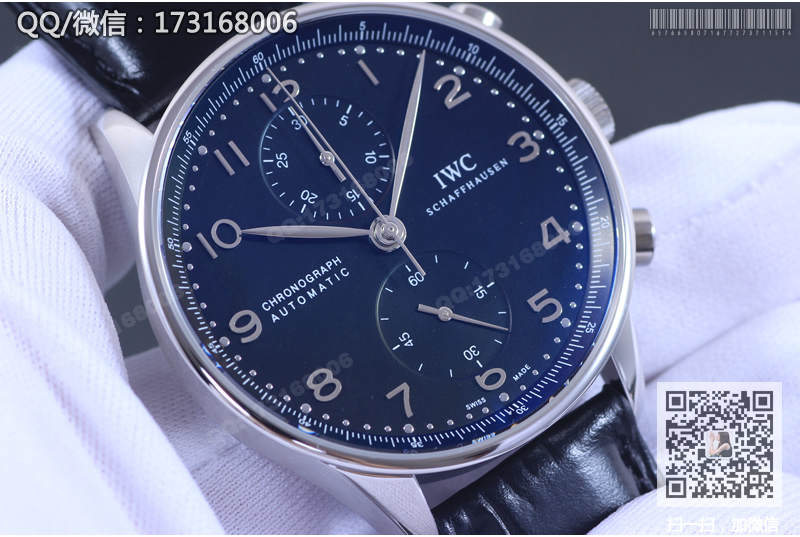 IWC 포르투갈어 시리즈 블랙판 IW371447