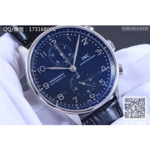 IWC 포르투갈어 시리즈 블랙판 IW371447