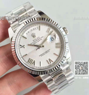 로렉스 데이데이트(로마 실버판) 228239
