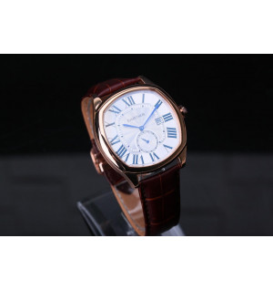 까르띠에 드라이브 드 워치 금장 (컬러 블랙, 브라운)