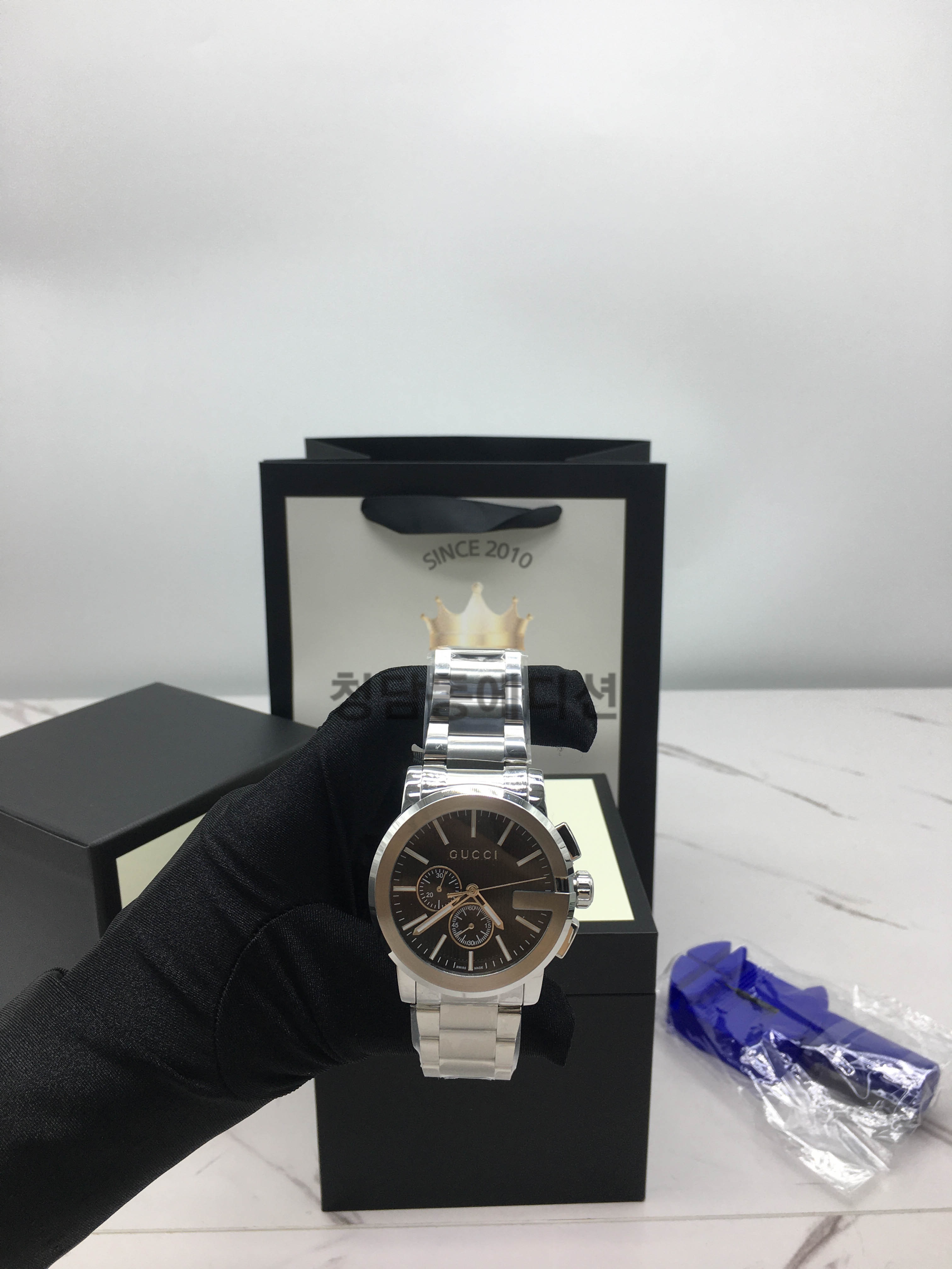 구찌 G크로노 메탈