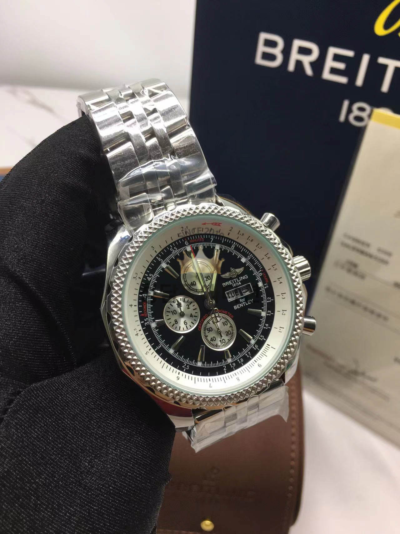 브라이틀링 벤틀리 gt 블루다이얼