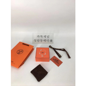 에르메스 돼지코 팔찌 (컬러 로즈골드, 화이트골드) (V-gold소재)