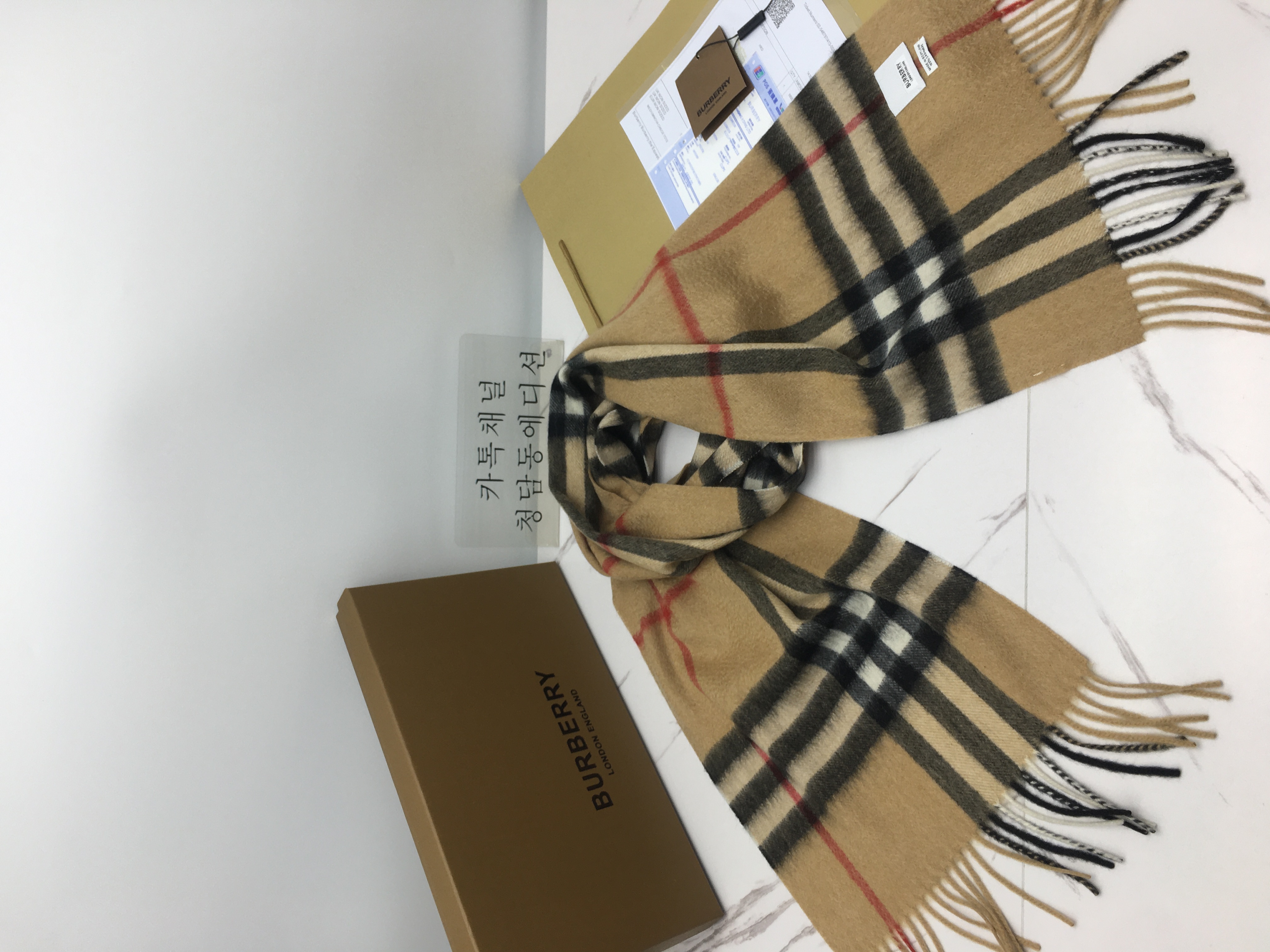 버버리 캐시미어 머플러