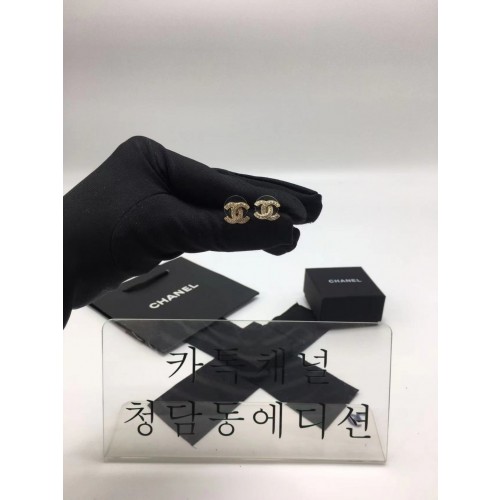 샤넬 CC 귀걸이 (컬러 옐로우골드, 화이트골드)