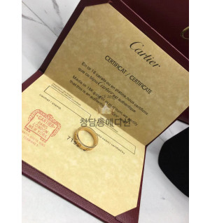 까르띠에 러브 링 (컬러 로즈골드)