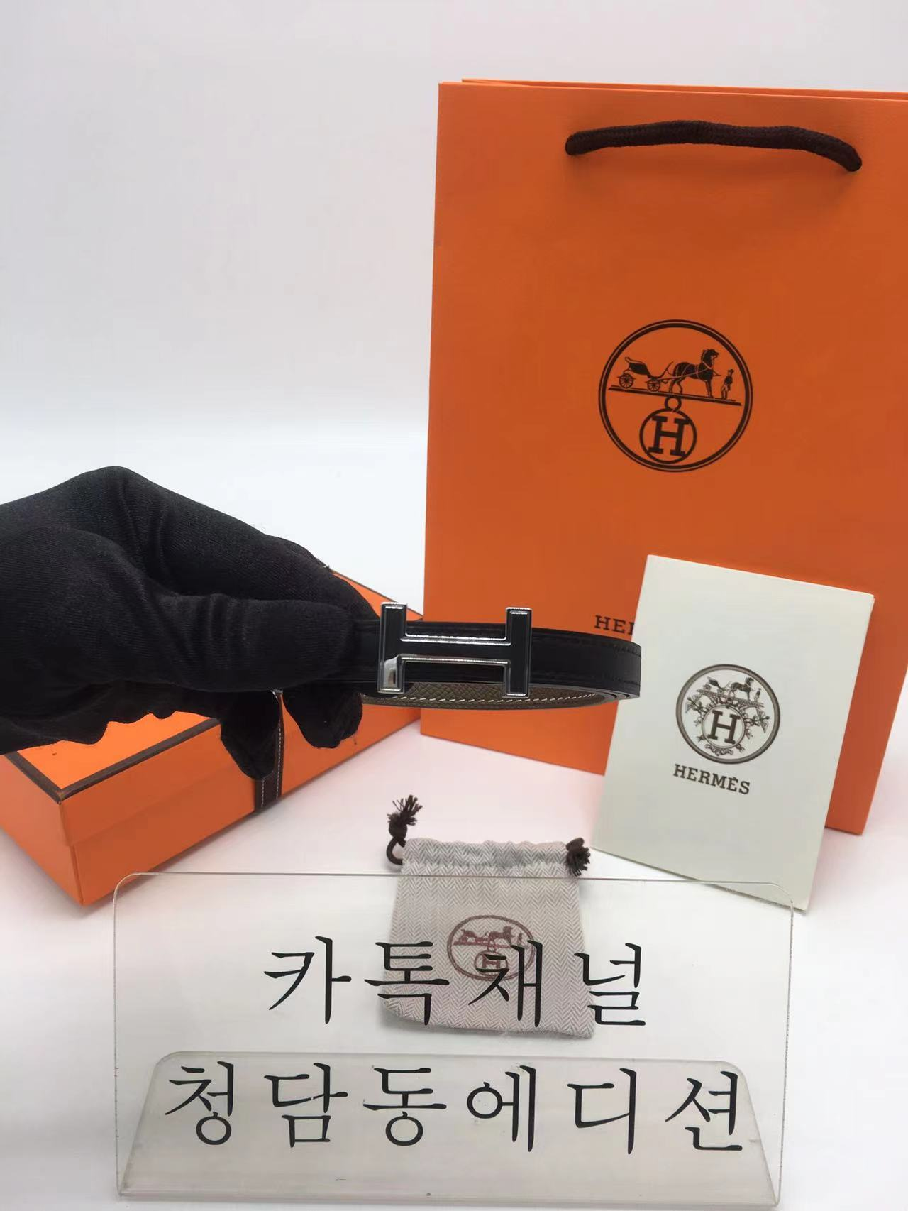 에르메스 포커스 벨트 (버클 1.3cm)