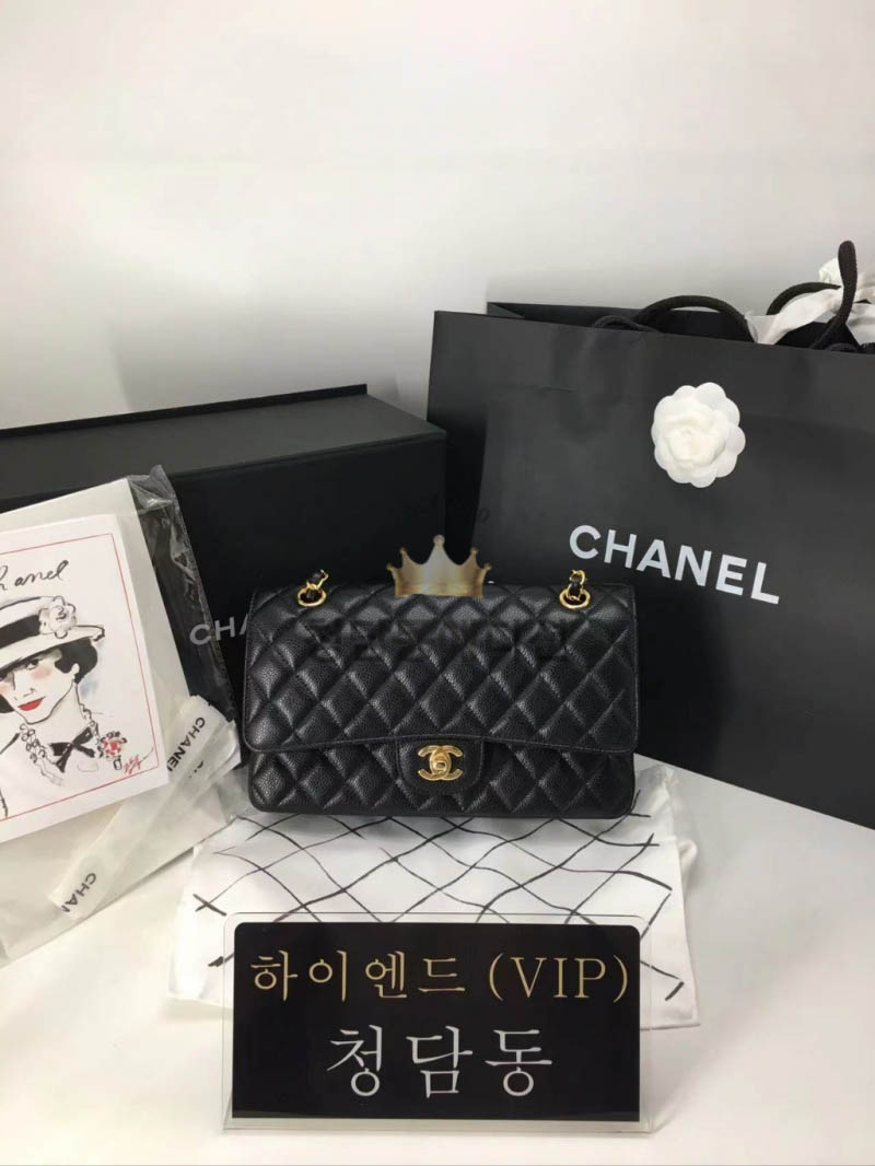샤넬 클래식 미디움 캐비어 금장 A01112 (하이엔드급)