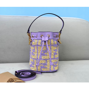 펜디 몬트레조 라탄 버킷백