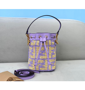 펜디 몬트레조 라탄 버킷백